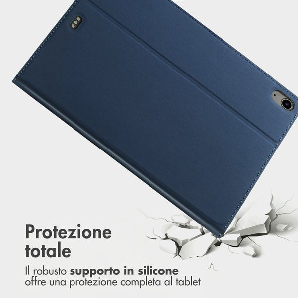 Accezz Cover Tablet Classica Apple iPad Air 11 pollici (2026) M4 / (2025) M3 / (2024) M2 / Air 5 (2022) / Air 4 (2020) - Blu scuro