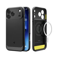 Spigen Cover Rugged Armor con MagSafe Apple iPhone 17 Pro - Matte Black