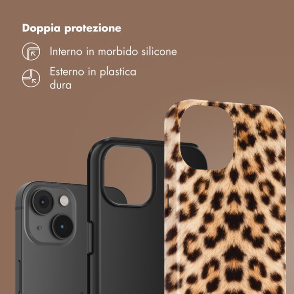 Selencia Cover Posteriore Vivid Apple iPhone 14 - Wild Leo