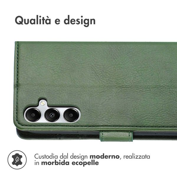 imoshion Cover a libro di Lusso Samsung Galaxy A35 - Verde