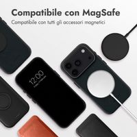 Accezz Cover in Pelle con MagSafe Apple iPhone 18 Pro Max / 17 Pro Max - Onyx Black