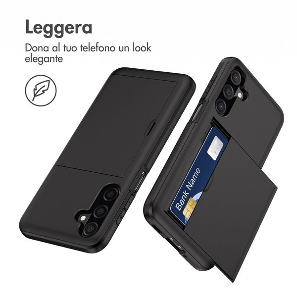 imoshion Cover Posteriore con Porta Carte Samsung Galaxy A27 (5G) - Nero