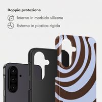 Selencia Cover Posteriore Vivid Samsung Galaxy A57 (5G) - Dream Swirl Chocolate