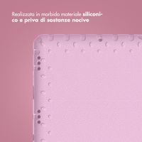imoshion Cover Posteriore Kidsproof con Maniglia Samsung Galaxy Tab A11 Plus / A9 Plus - Rosa chiaro