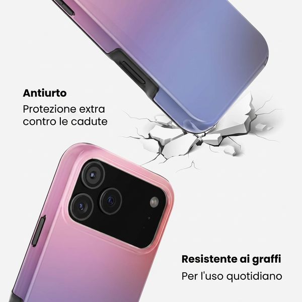 Selencia Cover Posteriore Vivid Apple iPhone 18 Pro Max / 17 Pro Max - Gradient Soft Blush