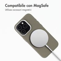 Accezz Cover Mesh con MagSafe Apple iPhone 15 Pro - Grigio scuro