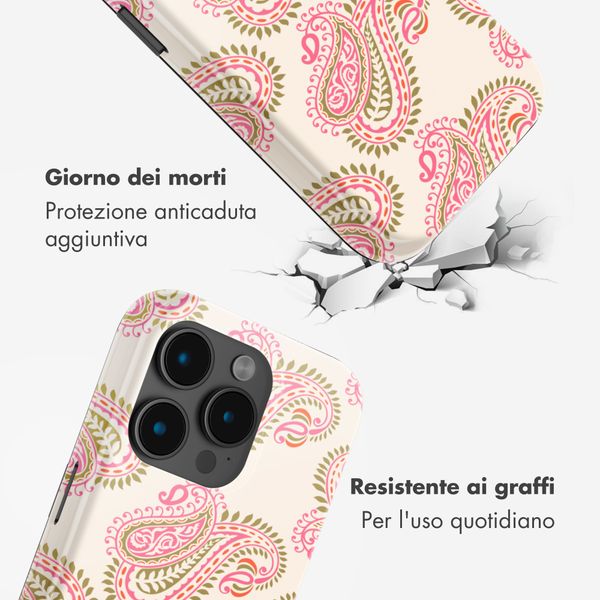 Selencia Cover posteriore Vivid con MagSafe Apple iPhone 15 Pro - Paisley Blush