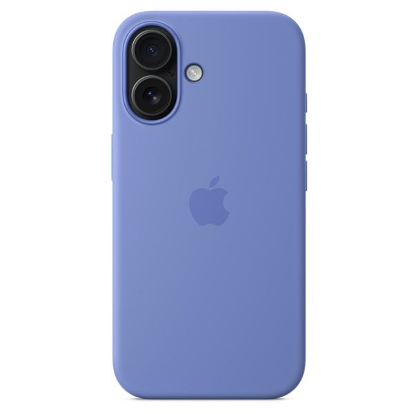 Apple Cover Posteriore in Silicone con MagSafe Apple iPhone 16 - Periwinkle