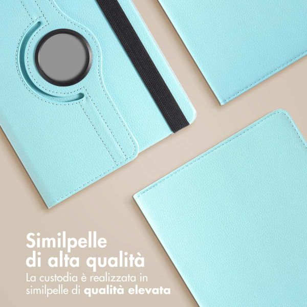 imoshion Cover Girevole a 360° Samsung Galaxy Tab A11 Plus / A9 Plus - Azzurro