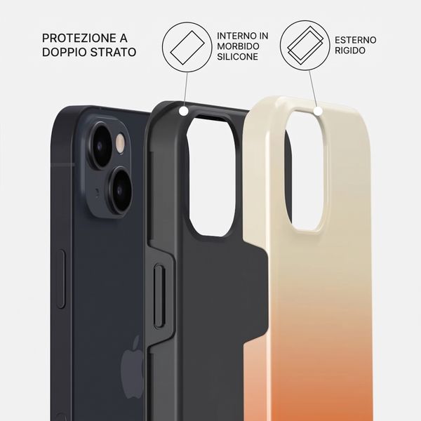 Burga Cover Posteriore Resistente con MagSafe Apple iPhone 13 - Slow Burn