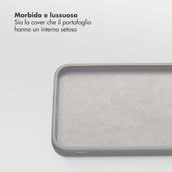 Selencia Libreria rimovibile Olyn con MagSafe Samsung Galaxy A56 - Grigio