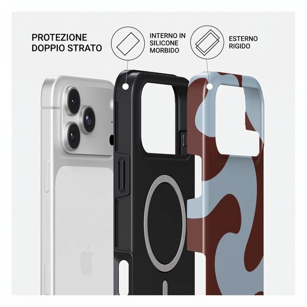 Burga Cover Posteriore Resistente con MagSafe Apple iPhone 18 Pro - Core