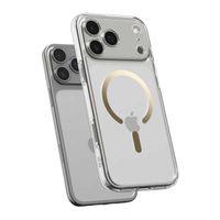 Spigen Cover Posteriore Ultra Ibrida con MagSafe Apple iPhone 17 Pro - Clear Gold