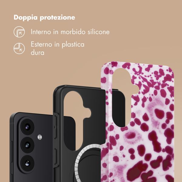 Selencia Cover posteriore Vivid con MagSafe Samsung Galaxy S26 - Cosmic Orchid