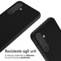 imoshion Cover in Silicone con Cordino Samsung Galaxy A35 - Nero