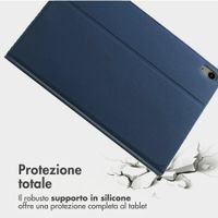 Accezz Cover Tablet Classica Apple iPad 11 (2025) 11 pollici A16 / iPad 10 (2022) 10.9 pollici - Blu scuro