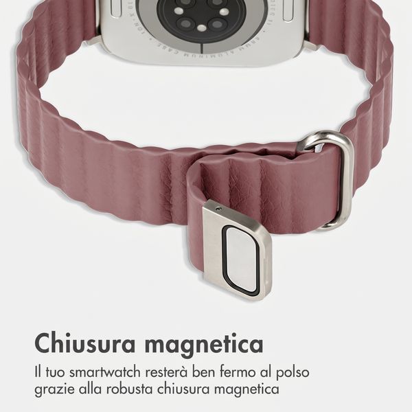 imoshion Cinturino magnetico in pelle sintetica Apple Watch | 38/40/41/42 mm - Rose