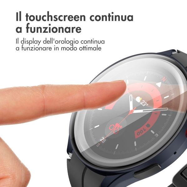 imoshion Cover rigida integrale Samsung Galaxy Watch 5 - 40 mm - Blu scuro