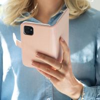 Selencia Cover a libro in vera pelle Apple iPhone 11 - Dusty Pink