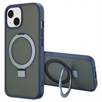 Accezz Cover con anello e supporto con MagSafe Apple iPhone 15 - Blu