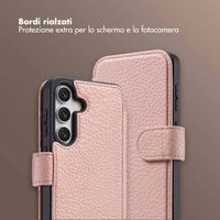 Selencia Cover Riva con MagSafe e cordino Samsung Galaxy S25 / S24 - Old Pink