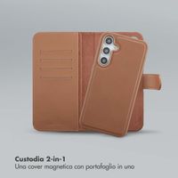 Selencia Libreria rimovibile Olyn con MagSafe Samsung Galaxy A35 / A55 - Marrone