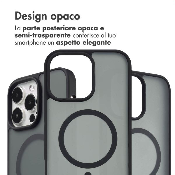 imoshion Cover posteriore Color Guard con MagSafe Apple iPhone 14 Pro Max - Nero