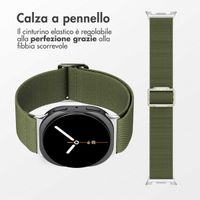 imoshion Cinturino in nylon elastico Samsung Galaxy Watch 8 (40/44mm) / Classic (46mm) - Verde