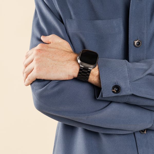 imoshion Cinturino in acciaio Apple Watch | 44/45/46/49 mm - Nero