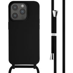 imoshion Cover in Silicone con Cordino Apple iPhone 15 Pro - Nero