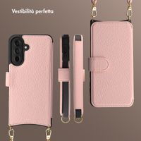 Selencia Cover Riva con MagSafe e cordino Samsung Galaxy A37 (5G) - Old Pink