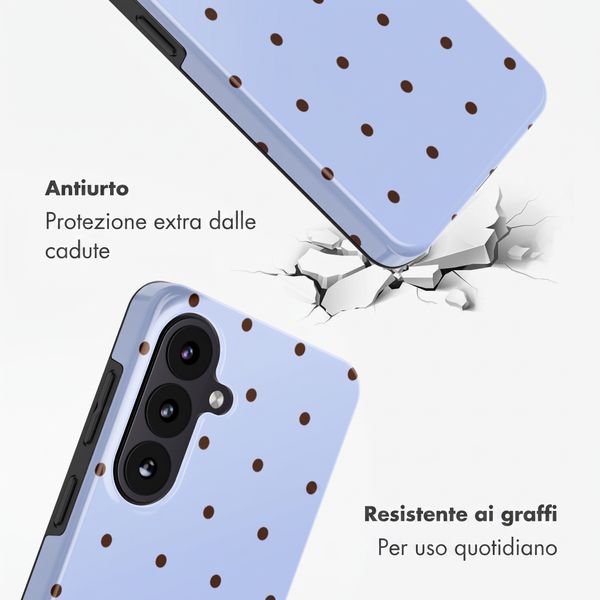 Selencia Cover posteriore Vivid con MagSafe Samsung Galaxy S26 FE - Happy Dots Digital Sky