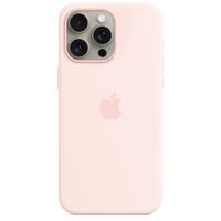 Apple Cover Posteriore in Silicone con MagSafe Apple iPhone 15 Pro Max - Light Pink