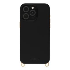 Selencia Cover posteriore Rivièra con MagSafe con ganci rimovibili Apple iPhone 15 Pro Max - Velvet Black