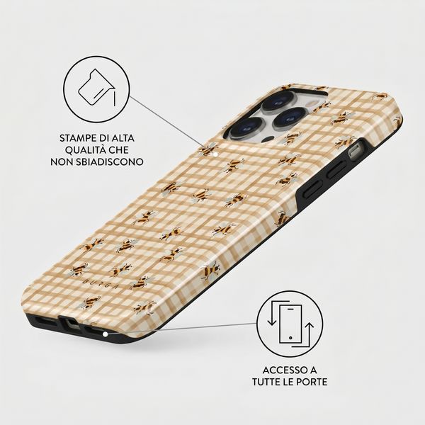 Burga Cover Posteriore Resistente con MagSafe Apple iPhone 14 Pro - Honeycomb