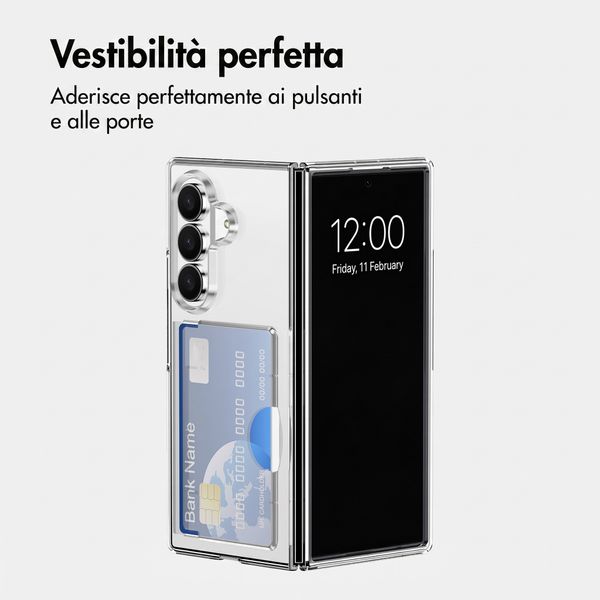 imoshion Backcover con porta carte Samsung Galaxy Z Fold 8 Ultra - Trasparente