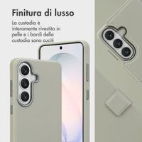 Accezz Cover in pelle 2 in 1 con MagSafe Samsung Galaxy S26 - Light Grey
