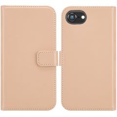 Selencia Cover a libro in vera pelle Apple iPhone 17e / 16e - Dusty Pink