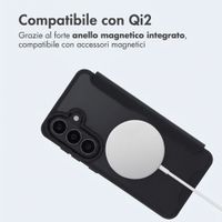 imoshion Bookcase trasparente con MagSafe Samsung Galaxy S26 - Nero