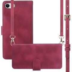 imoshion Cover a libro con Cordino Apple iPhone SE (2022 / 2020) / 8 / 7 - Rosso