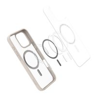 Spigen Cover Posteriore Ultra Ibrida con MagSafe Apple iPhone 16 Pro Max - Frost Natural Titanium