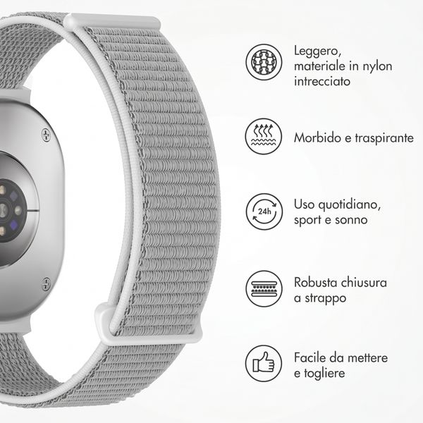 imoshion Cinturino in nylon Samsung Galaxy Watch 8 (40/44mm) / Classic (46mm) - Seashell