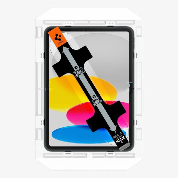 Spigen Vetro temperato GLAStR EZ Fit + Applicatore Apple iPad 11 (2025) 11 pollici A16 / iPad 10 (2022) 10.9 pollici