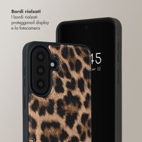 Selencia Cover per telefono Nova con cordino e portacarte Samsung Galaxy A57 (5G) - Leopard
