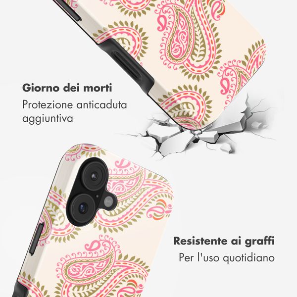 Selencia Cover posteriore Vivid con MagSafe Apple iPhone 17 - Paisley Blush