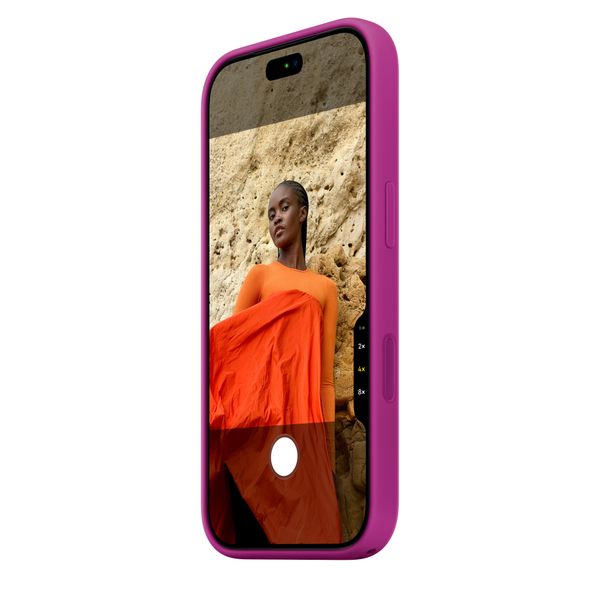 Apple Cover in silicone con MagSafe Apple iPhone 18 Pro - Magenta
