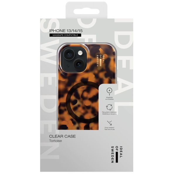 iDeal of Sweden Cover Trasparente con MagSafe Apple iPhone 17e / 16e / 15 / 14 / 13 - Tortoise