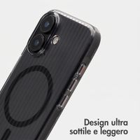 Accezz Cover Lite con MagSafe | Fluted | Apple iPhone 17 - Nero