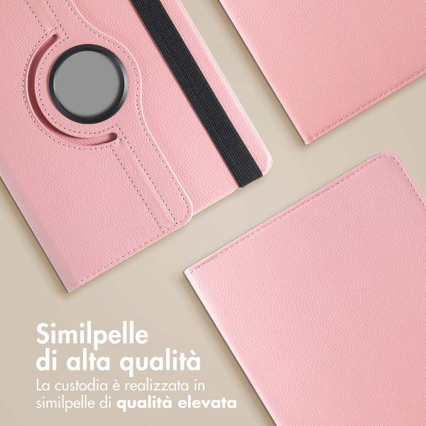 imoshion Cover Girevole a 360° Samsung Galaxy Tab S10 Plus / Tab S9 FE Plus / Tab S9 Plus - Rosa
