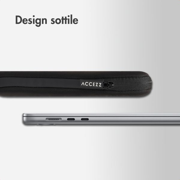 Accezz Cover per laptop 13-14 pollici - Laptopsleeve - Nera